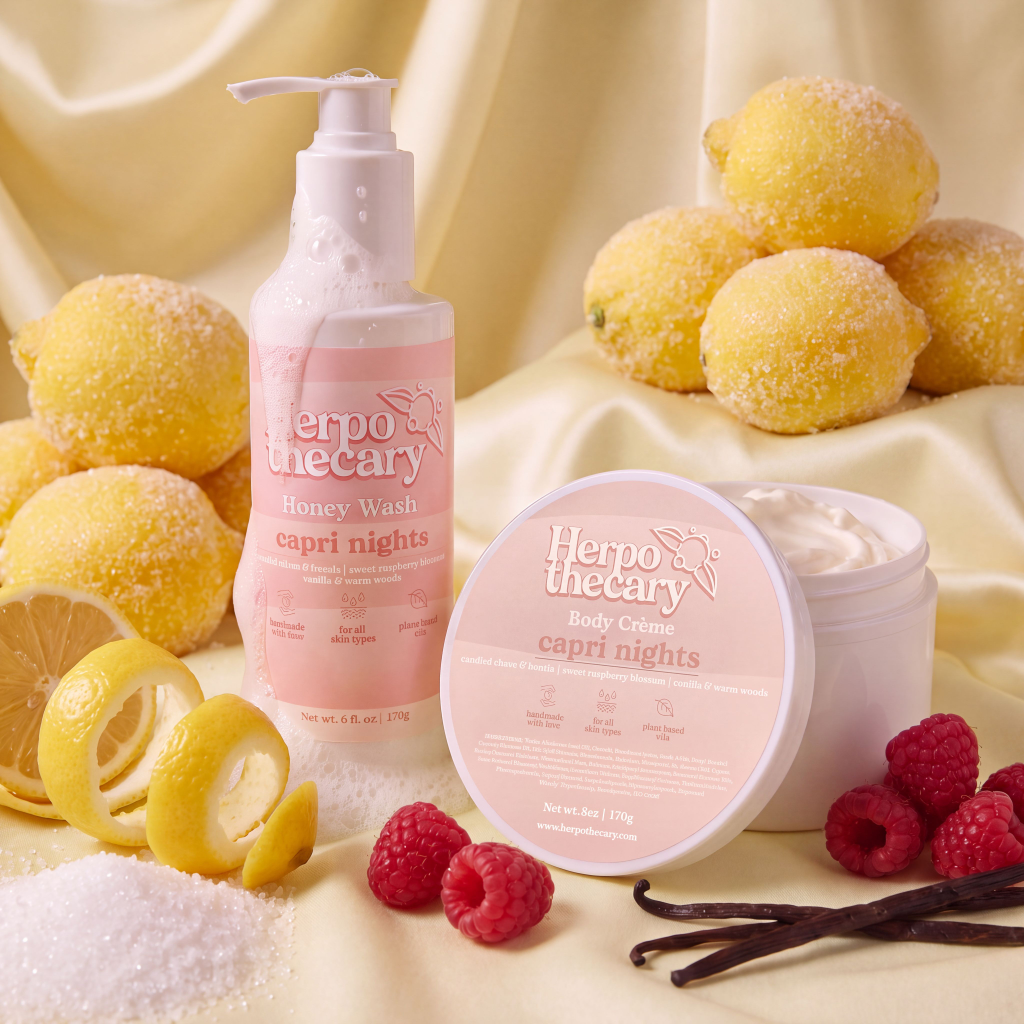 Honey Wash & Body Creme Duo - Capri Nights