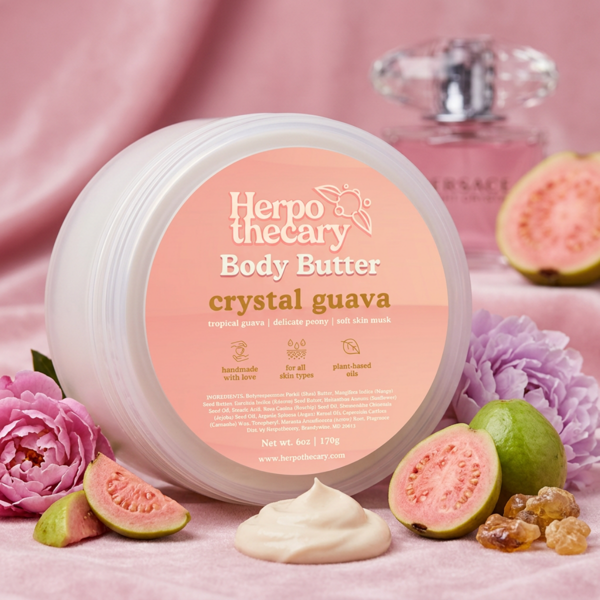 BODY BUTTER 1oz SAMPLE - Crystal Guava