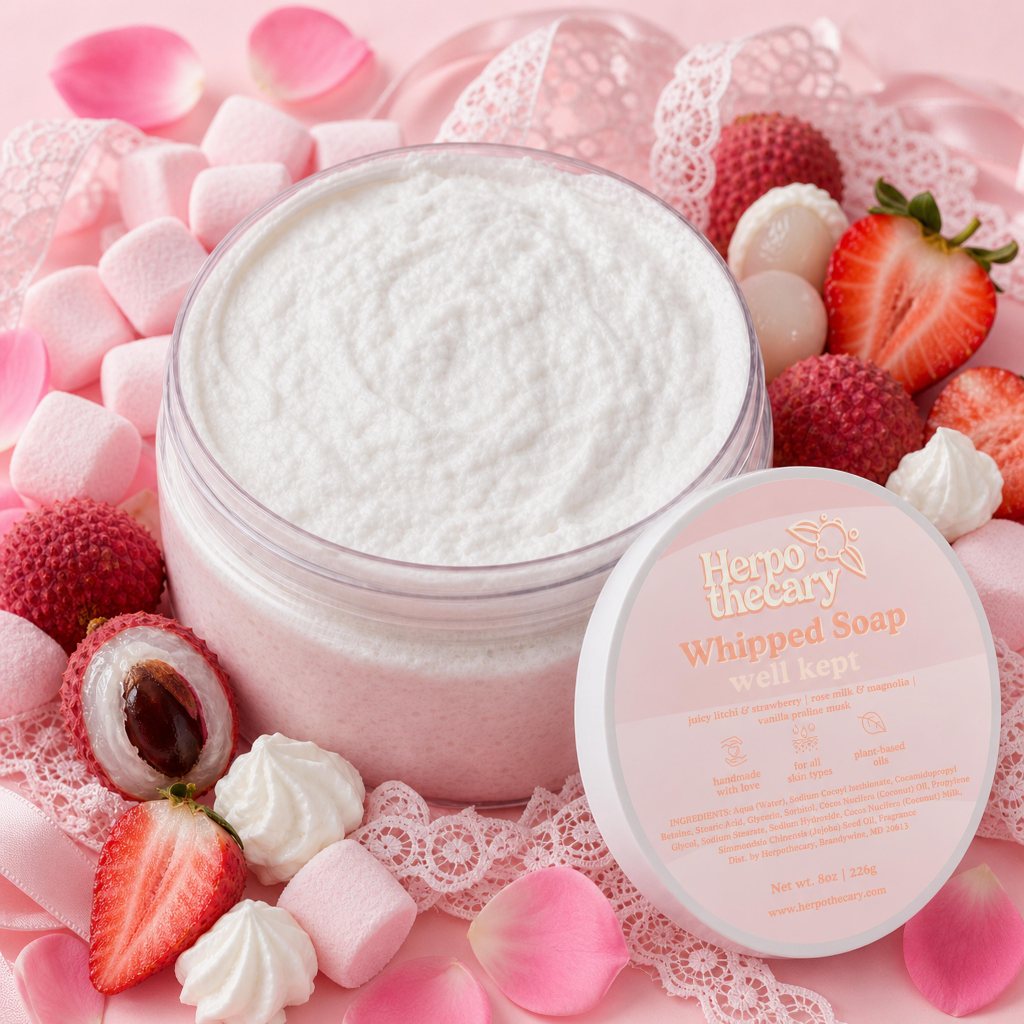 8oz WHIPPED SOAP - Well Kept