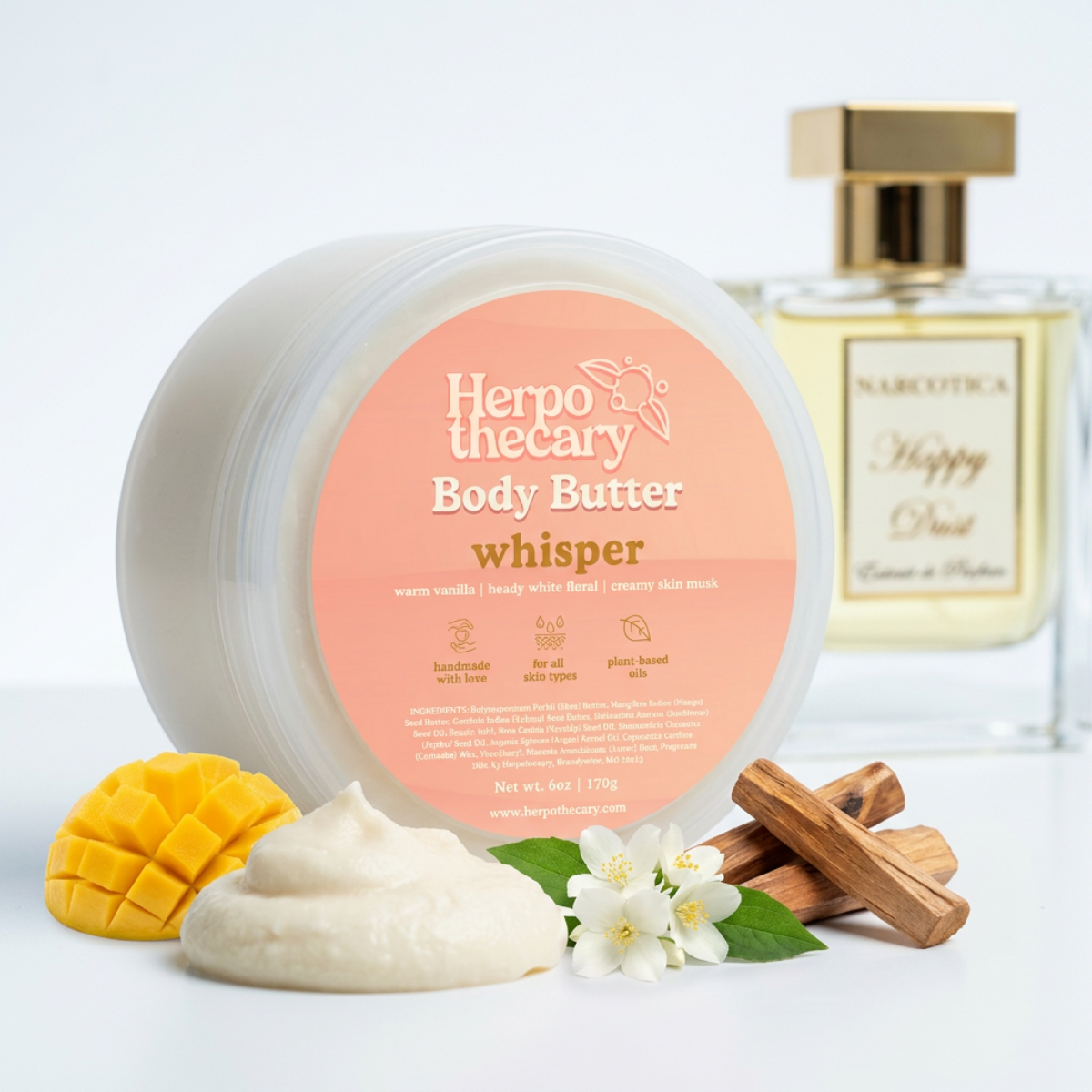 6oz BODY BUTTER - Whisper